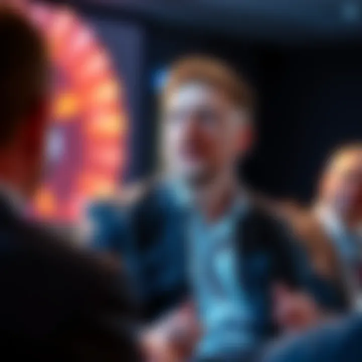Anatoly Yakovenko speaks at a panel about tokenized assets and trust in cryptocurrency