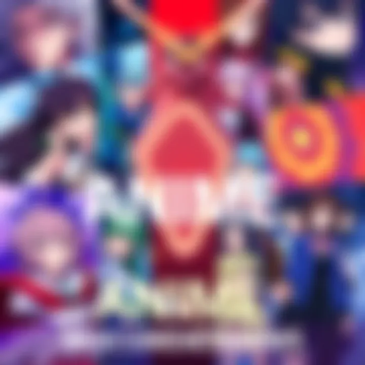 A collage of popular anime series, including characters from 'To Your Eternity' and 'Code Geass', showcasing their unique art styles.