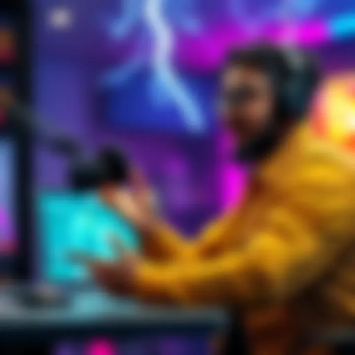 Ankit explaining the differences between Lightning and Bitcoin on a podcast