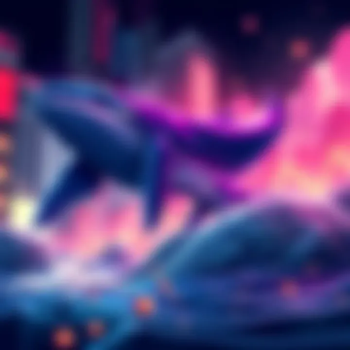 Illustration of cryptocurrency whales investing in Ankr tokens