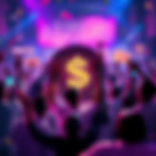 People celebrating the $7 million airdrop of $ANSEM tokens on Solana, with vibrant graphics and meme elements in the background.