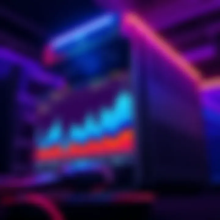 Visual representation of Antminer S9 with analytics chart highlighting profit discrepancies