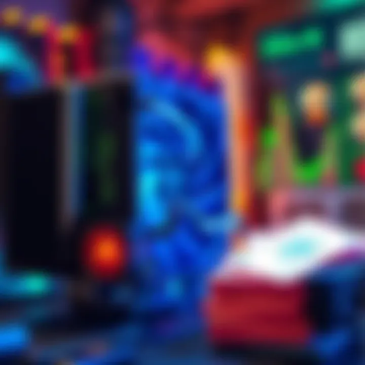 Antminer Z15 Pro mining rig with digital currency graphics and a budget illustration