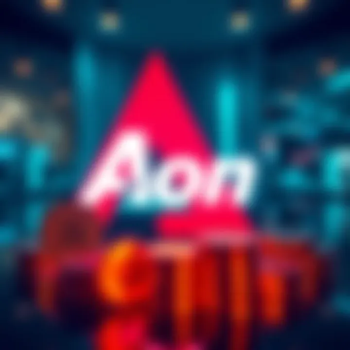 Aon logo with Paxos and Coinbase logos, representing acceptance of stablecoins for insurance payments