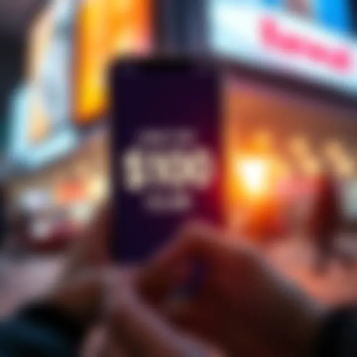 Screenshot of the app highlighting a user's entry into the $100 club