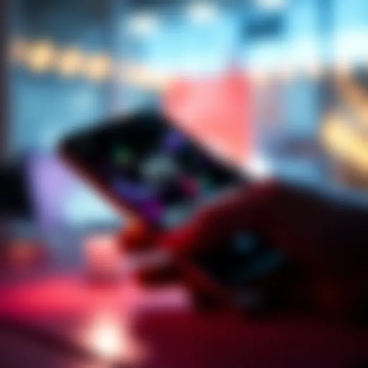 A smartphone screen displaying an app that keeps restarting during an ad, frustrating the user