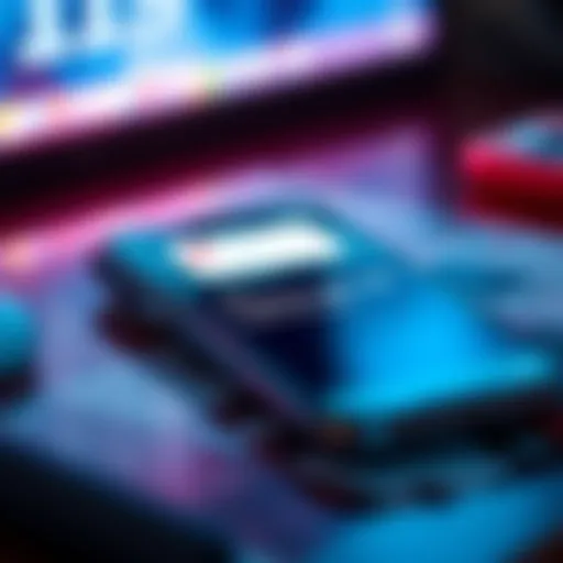 A smartphone displaying an app crash notification while an ad is playing