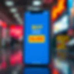 A smartphone displaying an app with a buy price that appears incorrect, illustrating a glitch in transaction data.