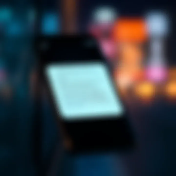 App Update Notifications A smartphone screen displaying app update notifications with a clear change log.