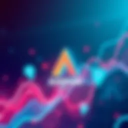 Illustration showing Arbitrum's logo with symbols of lower fees and enhanced trading experience