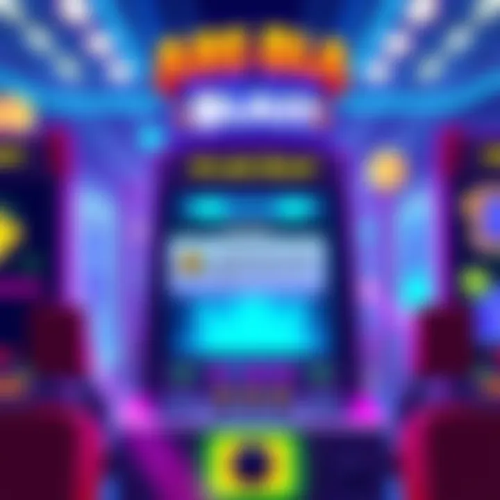 A screenshot showing the Arcade Boost feature in Toon Blast with a notification of unavailability