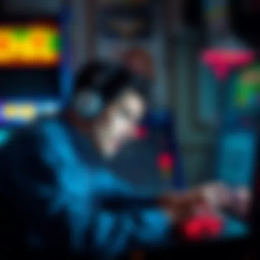 Person frustrated while trying to access arcade games on a device