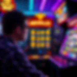 Player frustrated with arcade game rewards A player staring at a game screen showing missing milestone rewards in an arcade game