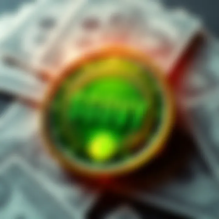 A digital representation of the $GOVY token featuring green and gold colors symbolizing finance, with T-Bills in the background and a 24/7 clock icon.