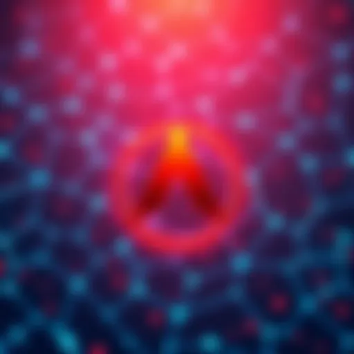 Arcium logo displayed prominently on a digital backdrop representing the Solana blockchain, symbolizing privacy in technology.