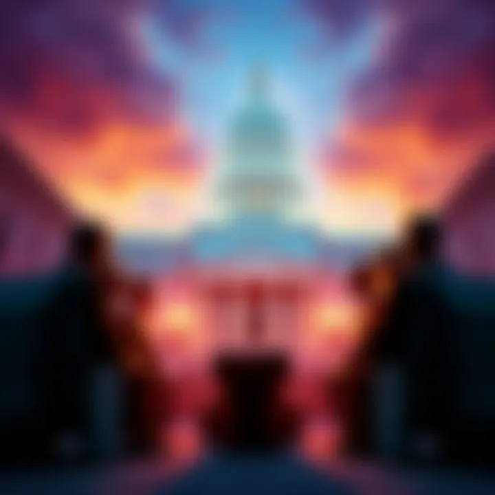 A group of Arizona lawmakers debate a bill to exempt cryptocurrencies from property taxes at a state capitol building.