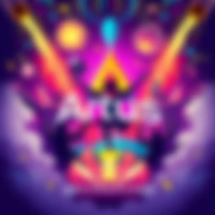 A vibrant illustration capturing the excitement of the Artus launch on Solana with bold graphics and crypto themes.