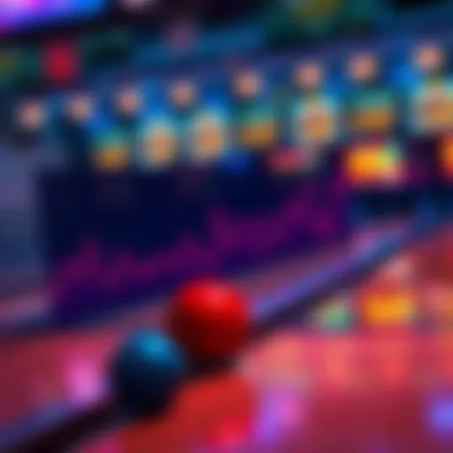 A graphical representation showing match win rates and critical issues like connection delays in Atlas Bowling events