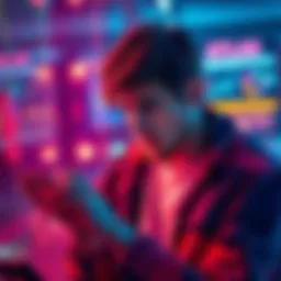 Atlas Bucks Calculation Issue A person looking confused while checking their Atlas Bucks balance on a digital screen with a calculator in hand.