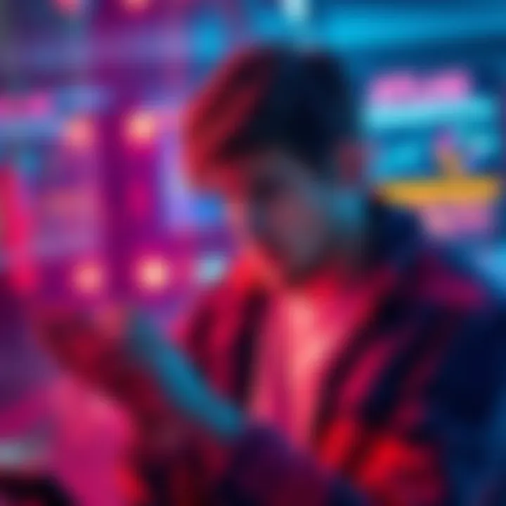 Atlas Bucks Calculation Issue A person looking confused while checking their Atlas Bucks balance on a digital screen with a calculator in hand.