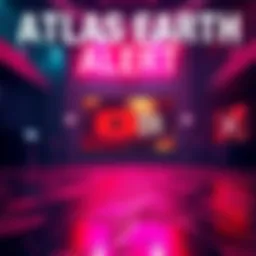 Screenshot from Atlas Earth YouTube channel showing hints about an upcoming auction and the 'Soon' curse.
