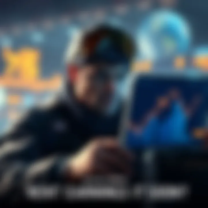 A worried player looking at a graph indicating declining rent earnings for Atlas Earth