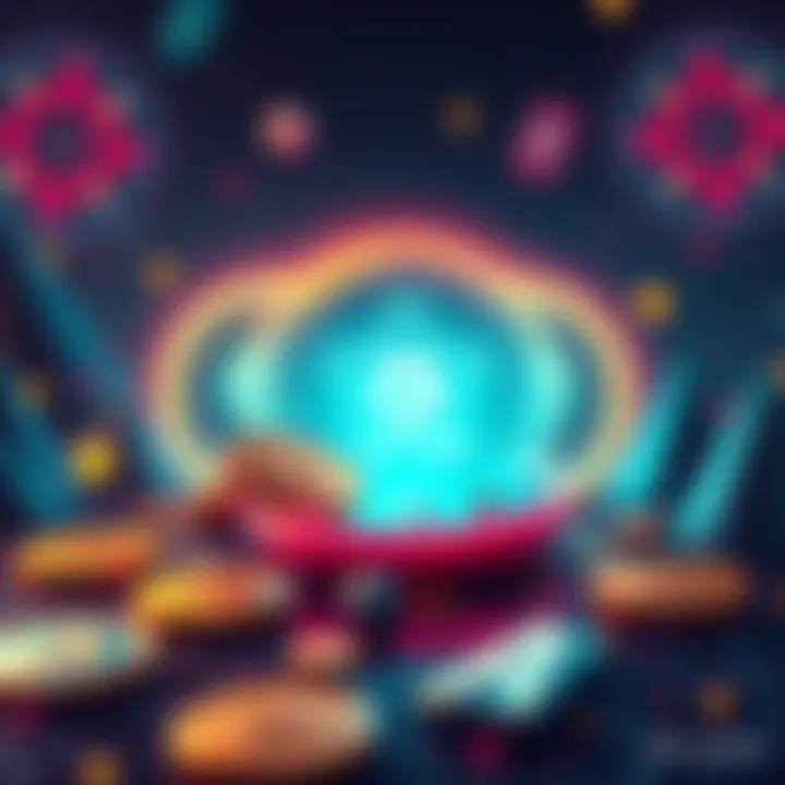 A graphic showing ATOM tokens and rewards in the Cosmos ecosystem