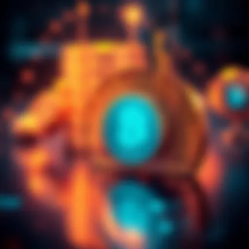 Australian Financial System Transformation A digital representation of tokenized assets and a central bank digital currency symbolizing Project Acacia's impact on Australia's financial system.