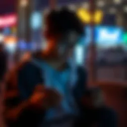 A person checks their phone for auto payment notifications to maintain their premium daily streak.