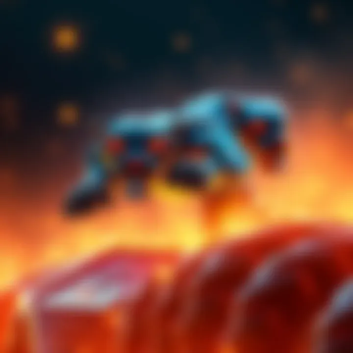 Autolykos DAO DEX PANTHER Launch Visual representation of the DEX PANTHER, showcasing multichain assets with a focus on Rosen Bridge-wrapped assets