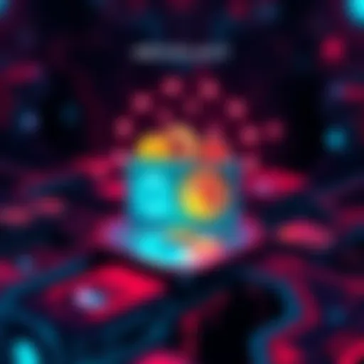 A graphic showing a digital wallet with coins and AI elements, symbolizing automated crypto earnings through advanced technology.