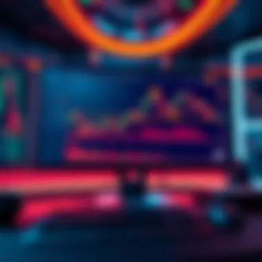 A computer screen displaying a trading platform with automated trading charts and graphs.