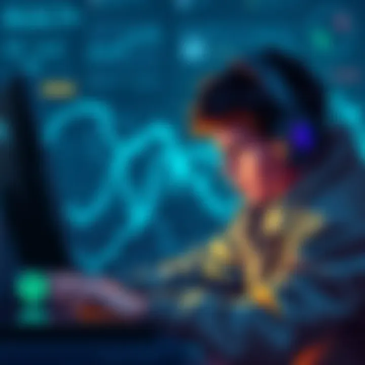 A graphic showing a frustrated user facing high slippage while trying to exchange USDC and USDT on Avalanche C Chain, illustrating liquidity problems in comparison to Ethereum.