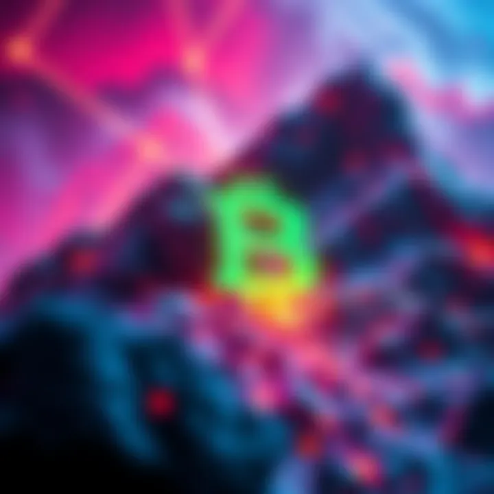 Avalanche and Deloitte Collaboration Visual representation of blockchain technology in disaster recovery