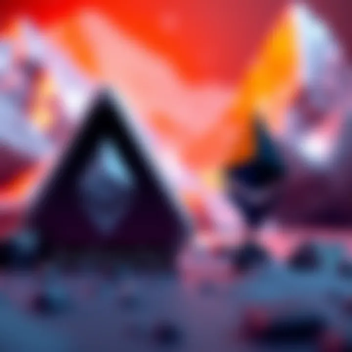 Logos of Avalanche and Ethereum side by side, representing their competition and coexistence in the blockchain space.