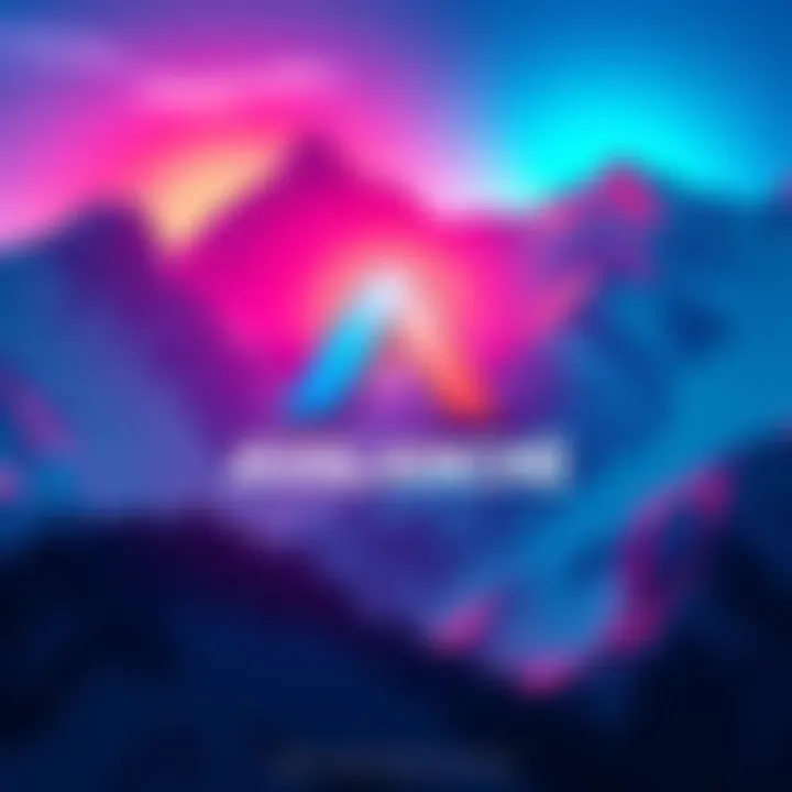 Avalanche showcases a new brand representing blockchain technology, featuring a modern logo and vibrant colors to symbolize change.