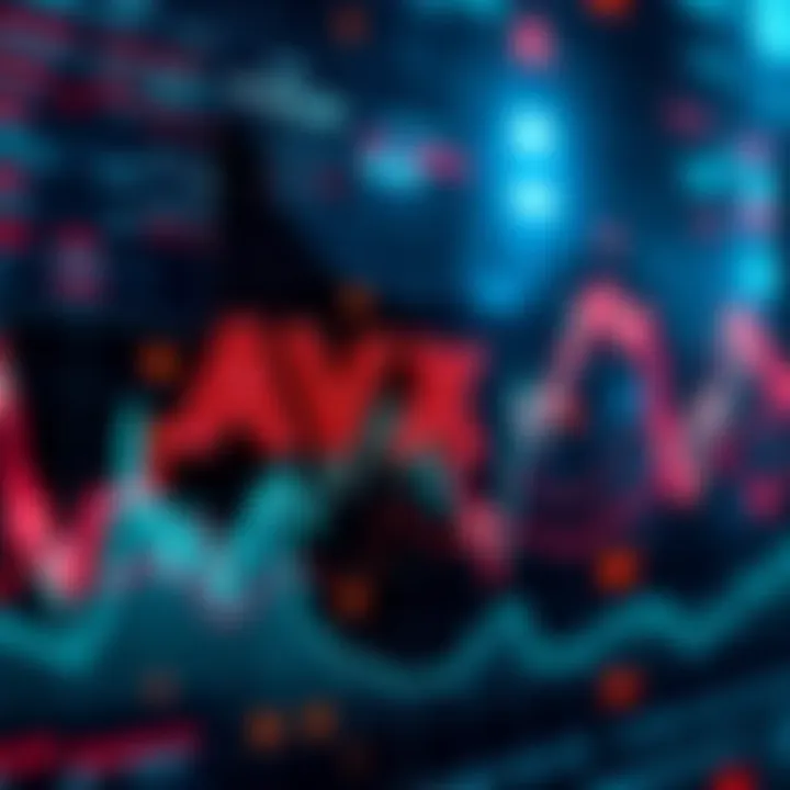 A visual representation of AVAX's price fluctuating, highlighting recent trends and market challenges.