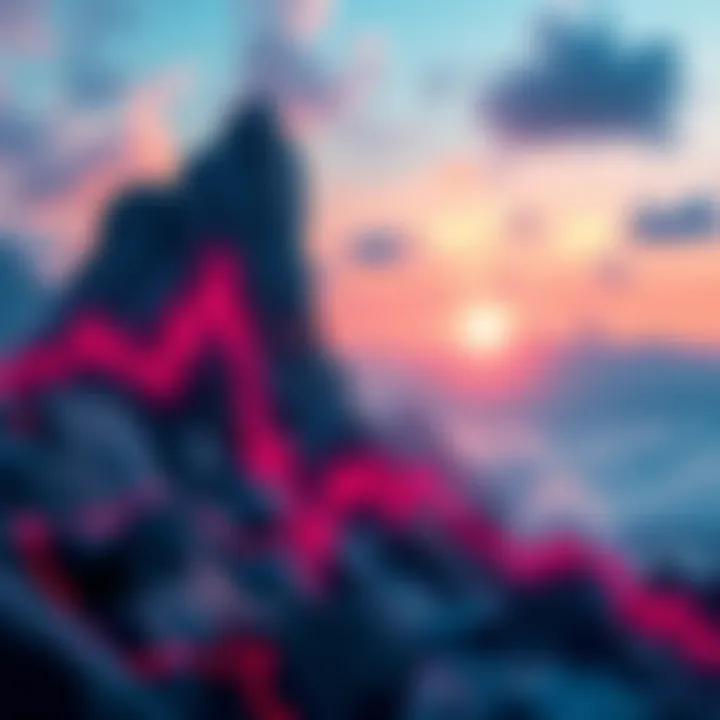 A visual representation of AVAX's struggle in the crypto market, showcasing its downward trend and potential fall from the top 20 cryptocurrencies.