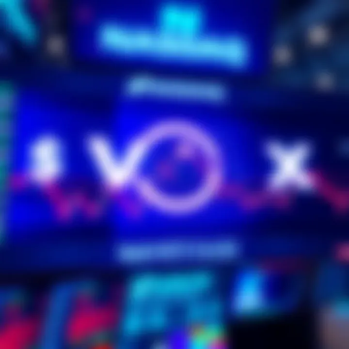 The logo of $VAVX displayed on a NASDAQ trading screen with stock market visuals