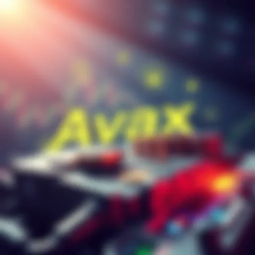 A graphic showing various ways to earn passive income with Avax, including staking options