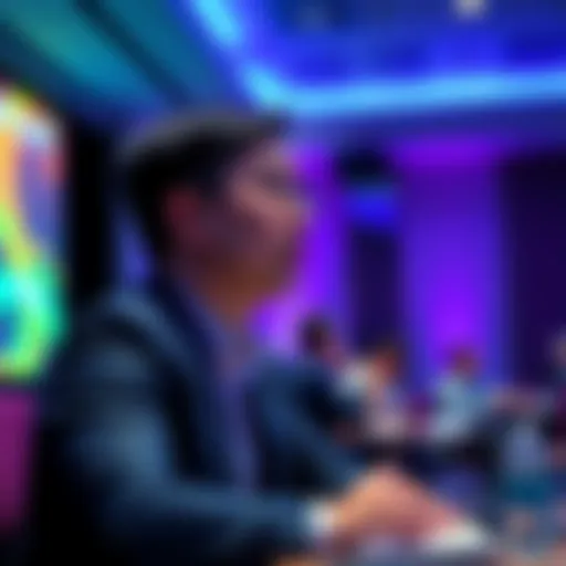 Avery Ching, CEO of Aptos Labs, speaking at a conference on digital asset regulations, with a focus on his new role at CFTC.