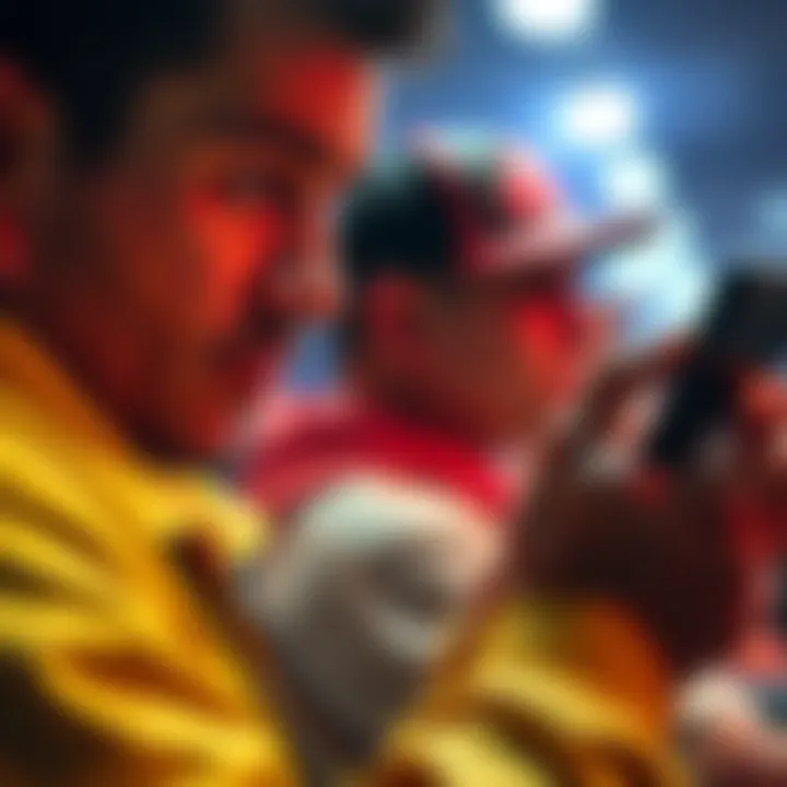A close-up view of a person looking worried while checking their Axiom wallet on a smartphone, indicating concern over recent thefts.