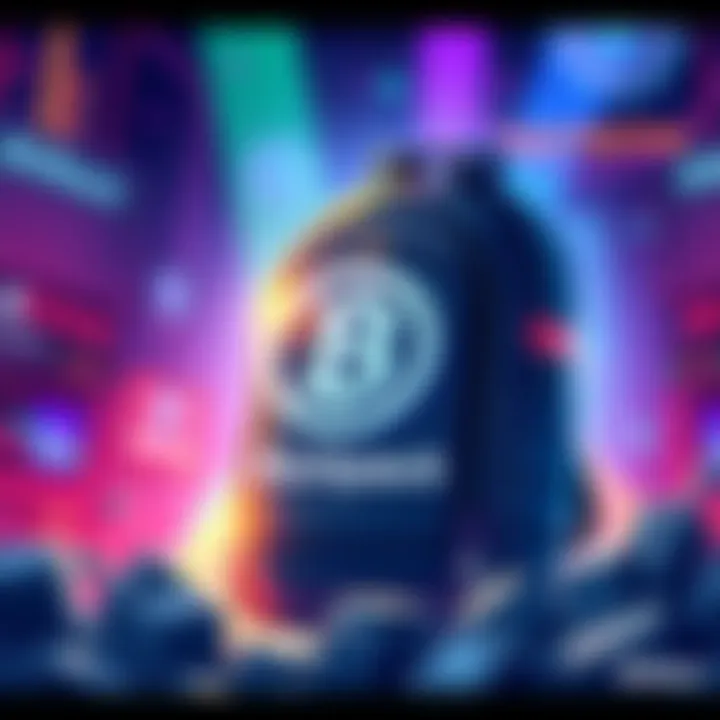 Illustration showing the Backpack token logo with BitMart branding, symbolizing the launch event.