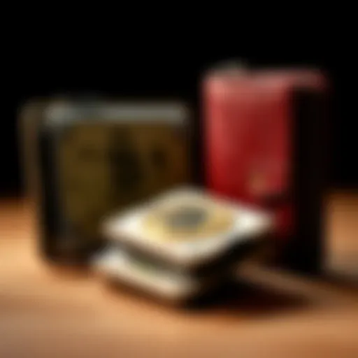 A backup plate shown beside a traditional digital wallet, emphasizing its role as a future technology for transactions and security.