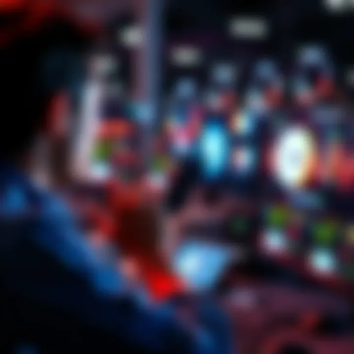 A person looking at their computer screen, checking email notifications for a digital badge update.