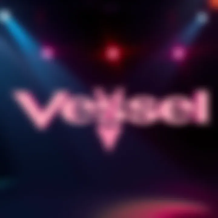 The logo of the band Vessel featuring bold typography with a music-themed design.