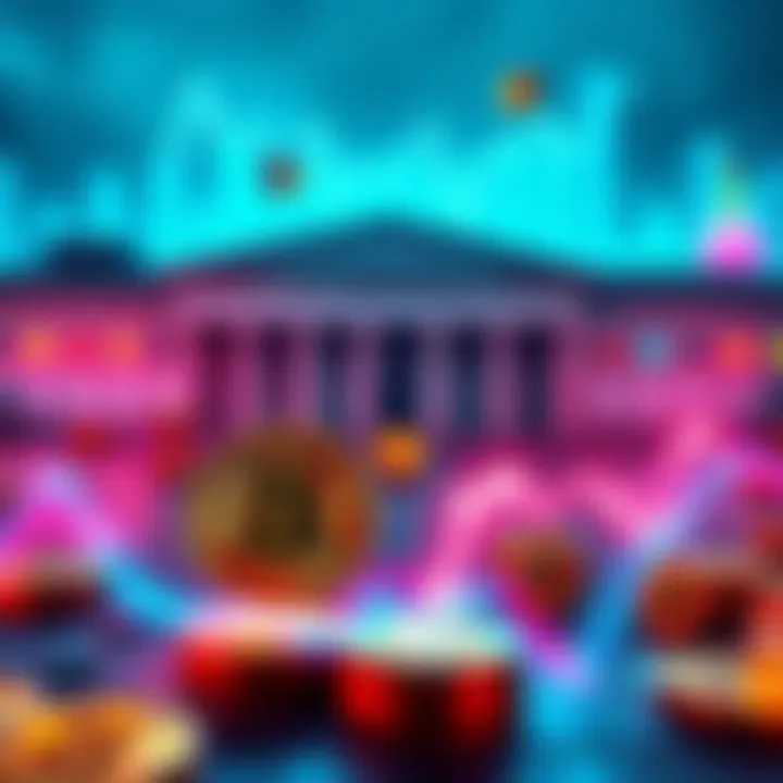 A visual representation showing the Bank of Japan's impact on the Yen carry trade alongside Bitcoin symbols, highlighting financial trends and market shifts.