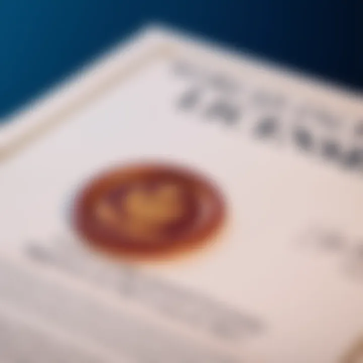 A close-up of a banking license document with a seal, symbolizing the approval granted to World Liberty, a cryptocurrency firm.