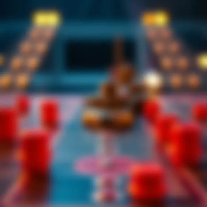 A Battleship game board showing marked hits and misses, representing a player's frustrating experience with the game's mechanics.