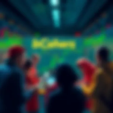 People engaged in cryptocurrency trading, discussing bCashers and their market impact in 2026.